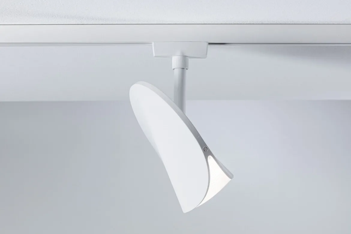 Paulmann 94966 URail LED Schienenspot Alejandro 4000K 3-Step-Dim 230V Signalweiß RAL 9003