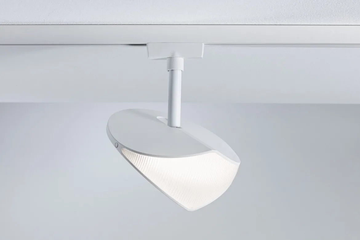 Paulmann 94966 URail LED Schienenspot Alejandro 4000K 3-Step-Dim 230V Signalweiß RAL 9003