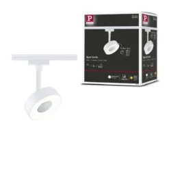 Paulmann 95703 URail LED Schienenspot Circle 3000K 3-Step-Dim 230V Signalweiß