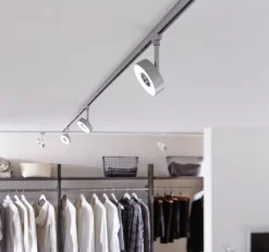 Paulmann 96799 URail LED Schienenspot Circle Chrom matt 4000K dimmbar