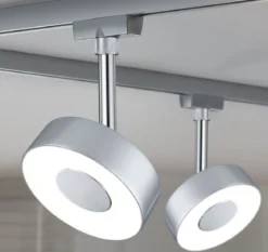 Paulmann 96799 URail LED Schienenspot Circle Chrom matt 4000K dimmbar