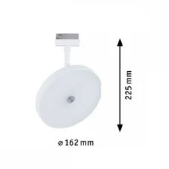 Paulmann 94895 URail LED Schienenspot Hildor 3-Step-Dim 3000K Signalweiß RAL 9003