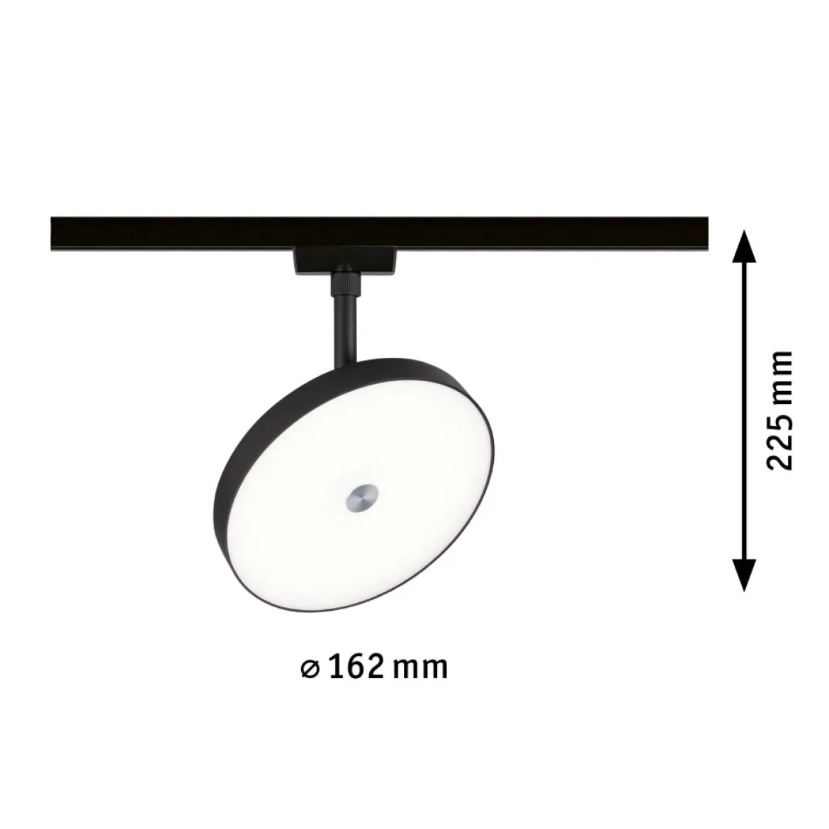 Paulmann 96786 URail LED Schienenspot Hildor 4000K dimmbar 230V Schwarz matt