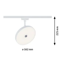Paulmann 96788 URail LED Schienenspot Hildor 3000K dimmbar 230V Weiss