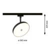 Paulmann 96789 URail LED Schienenspot Hildor 3000K dimmbar 230V Schwarz matt