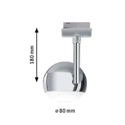 Paulmann 96803 URail LED Schienenspot Capsule II Chrom matt Chrom 4000K dimmbar