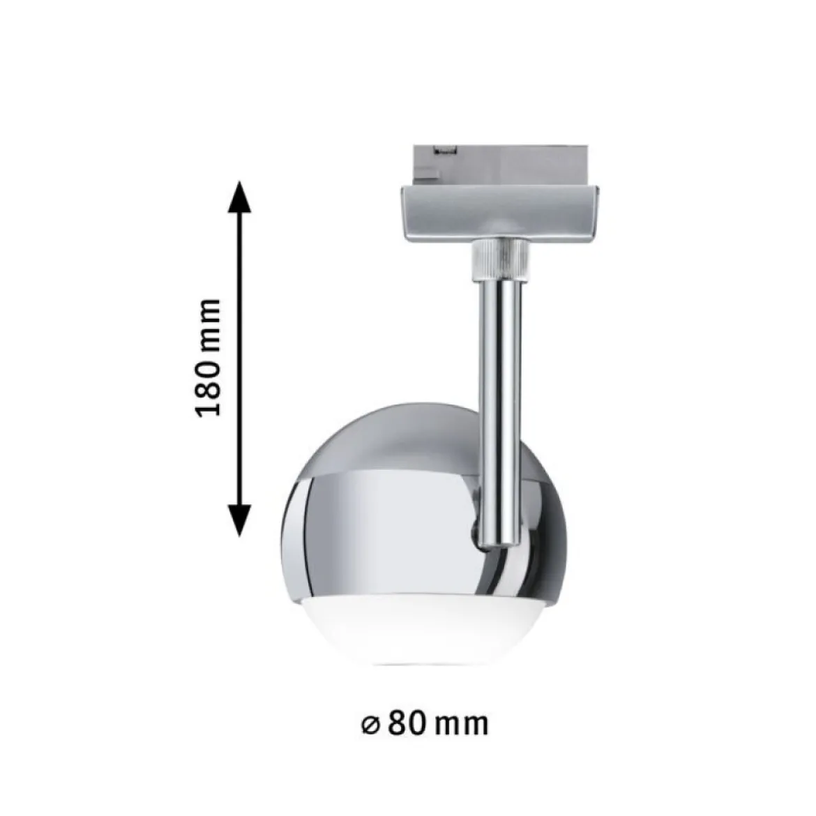 Paulmann 96803 URail LED Schienenspot Capsule II Chrom matt Chrom 4000K dimmbar