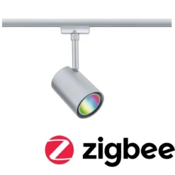 Paulmann 95662 URail LED Schienenspot Luxe Smart Home ZigBee RGBW GU10 230V Chrom matt