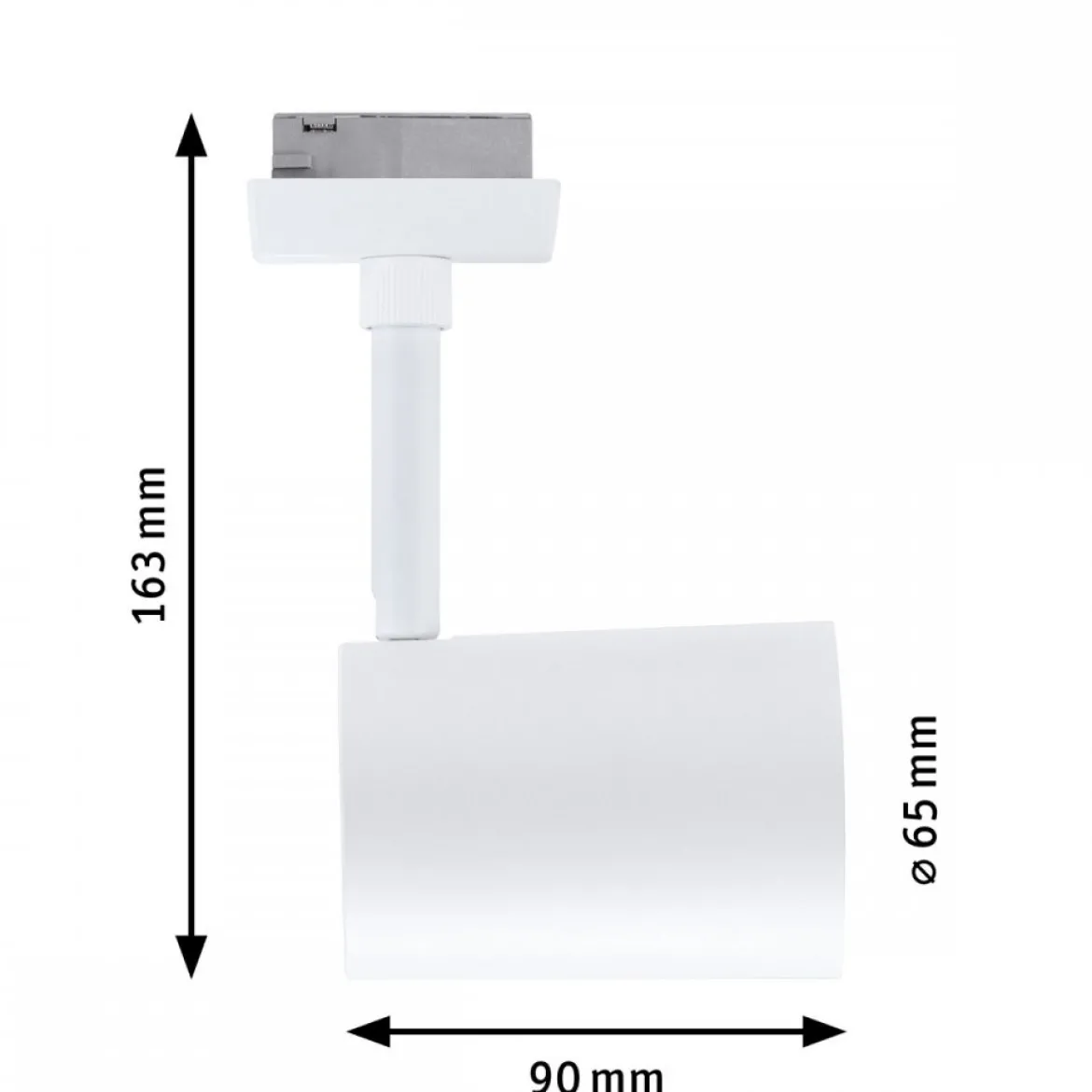 Paulmann 95663 URail LED Schienenspot Luxe Smart Home ZigBee RGBW 230V Signalweiß