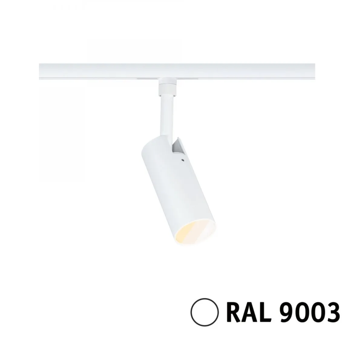 Paulmann 93140 URail LED Schienenspot Tubo 3-Step-Dim 2700-4000K Signalweiß RAL 9003