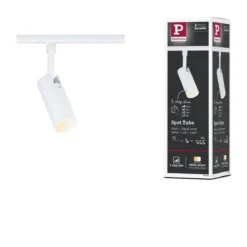 Paulmann 93140 URail LED Schienenspot Tubo 3-Step-Dim 2700-4000K Signalweiß RAL 9003