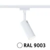 Paulmann 94889 URail LED Schienenspot Tubo 3-Step-Dim 3000K Signalweiß RAL 9003