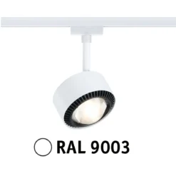 Paulmann 94897 URail LED Spot Aldan 3000K dimmbar 230V Signalweiß RAL 9003