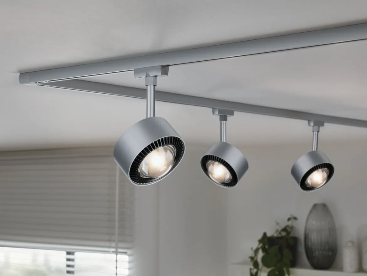 Paulmann 96769 URail LED Spot Aldan White Switch Chrom matt