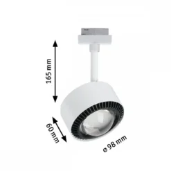 Paulmann 96770 URail LED Spot Aldan White Switch 230V Signalweiß RAL 9003