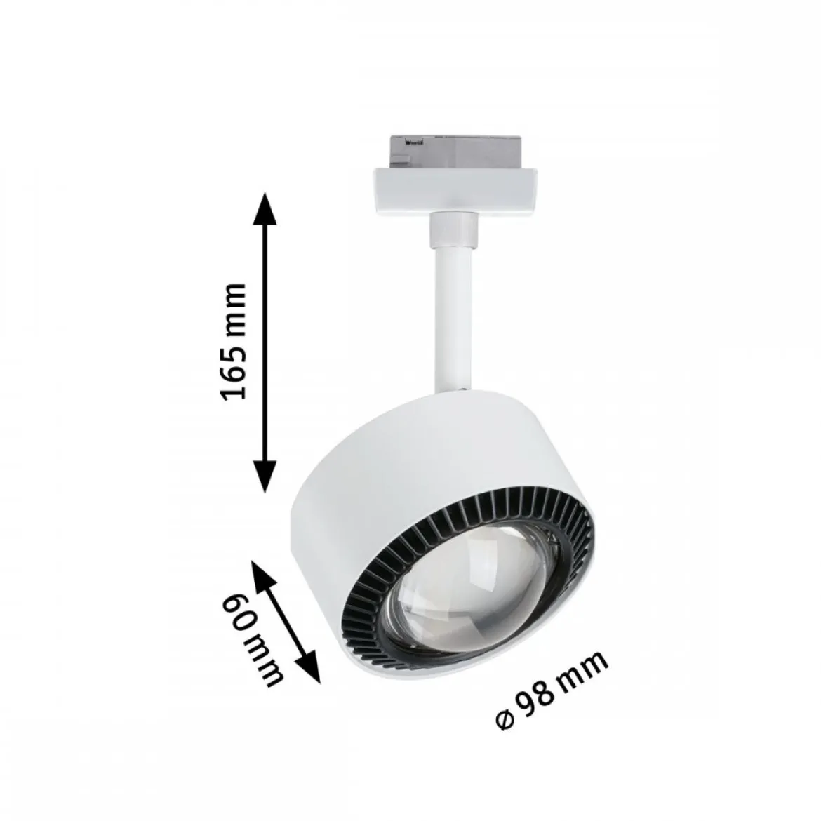 Paulmann 96770 URail LED Spot Aldan White Switch 230V Signalweiß RAL 9003