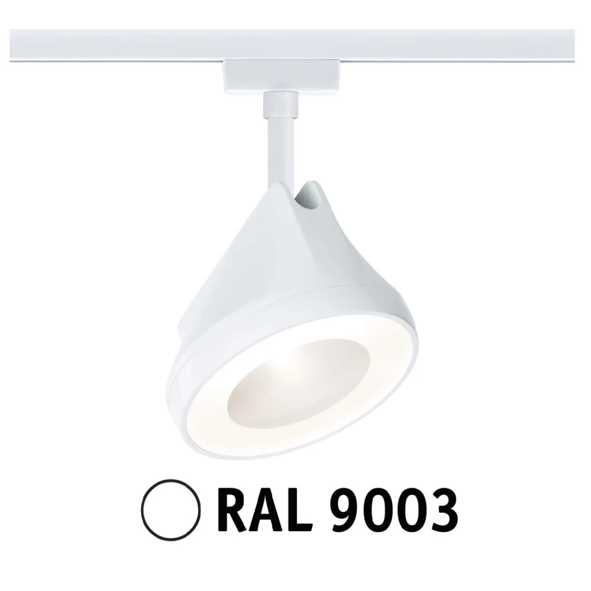 Paulmann 94899 URail LED Spot Arena 2700K dimmbar 230V Signalweiß RAL 9003