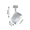Paulmann 96814 URail LED Spot Arena Chrom matt 4000K dimmbar