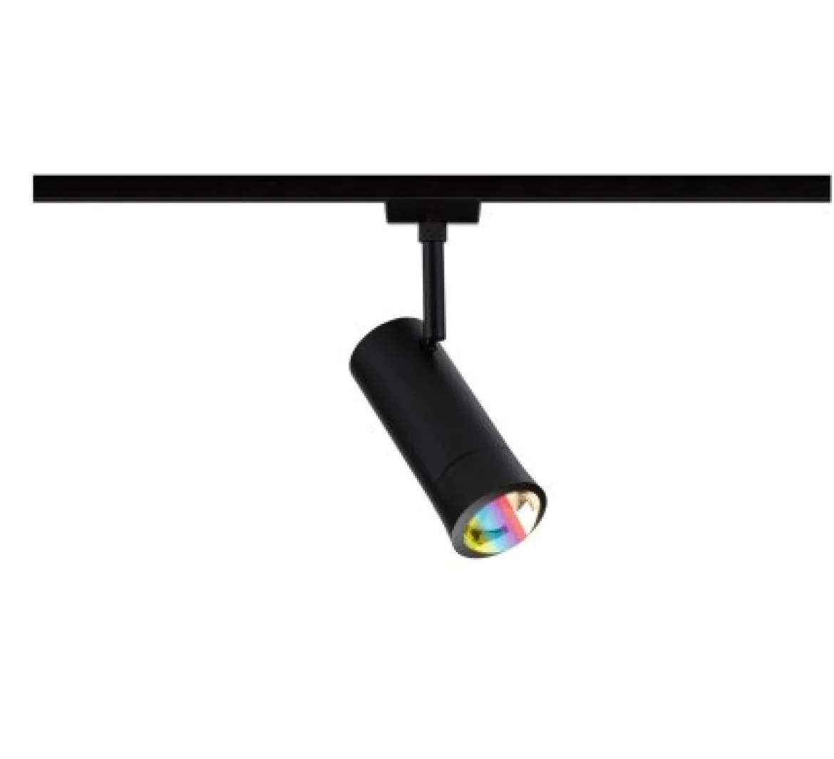 Paulmann 95693 URail LED Spot Tarie Zigbee RGBW 230V Schwarz matt dimmbar