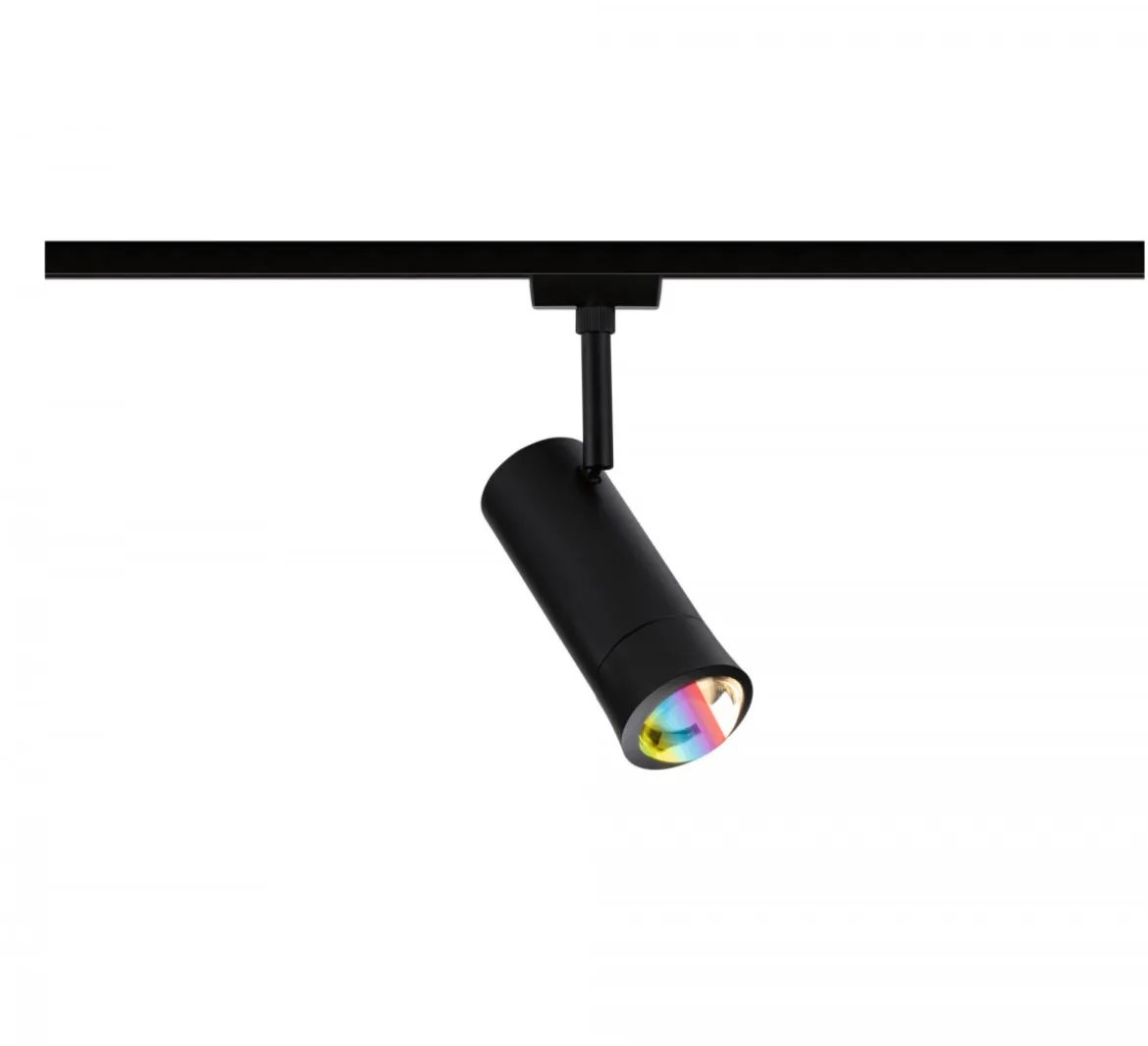 Paulmann 95693 URail LED Spot Tarie Zigbee RGBW 230V Schwarz matt dimmbar