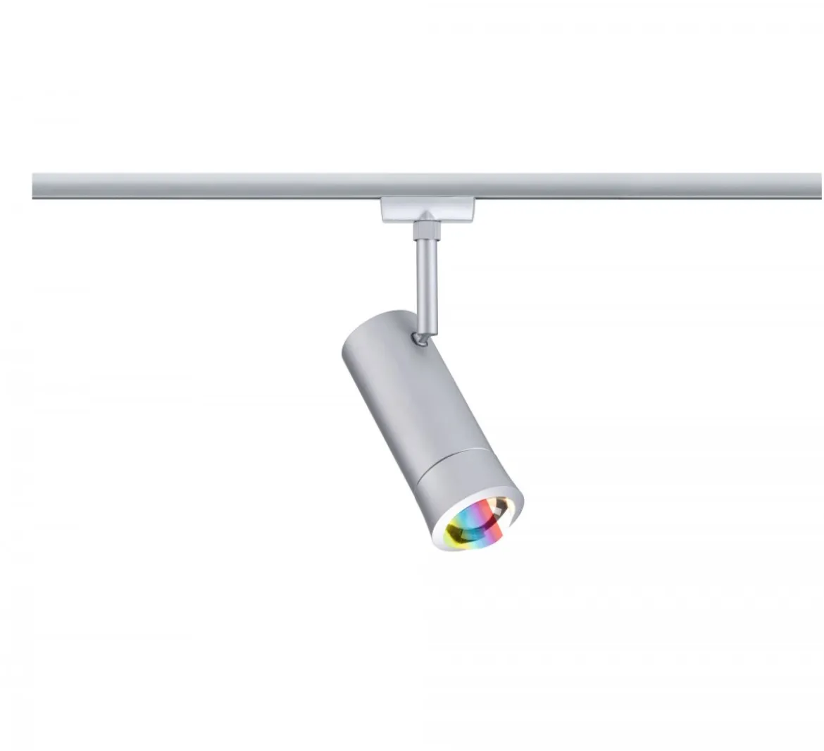 Paulmann 95691 URail LED Spot Tarie Zigbee RGBW 230V Chrom matt dimmbar