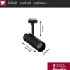 Paulmann 95696 URail LED Spot Theron Schwarz matt 3000K 3-Step-Dim