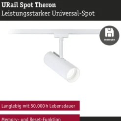 Paulmann 95698 URail LED Spot Theron Signalweiß 4000K 3-Step-Dim