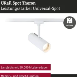 Paulmann 95695 URail LED Spot Theron Signalweiß 3000K 3-Step-Dim