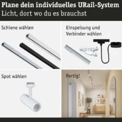 Paulmann 95695 URail LED Spot Theron Signalweiß 3000K 3-Step-Dim