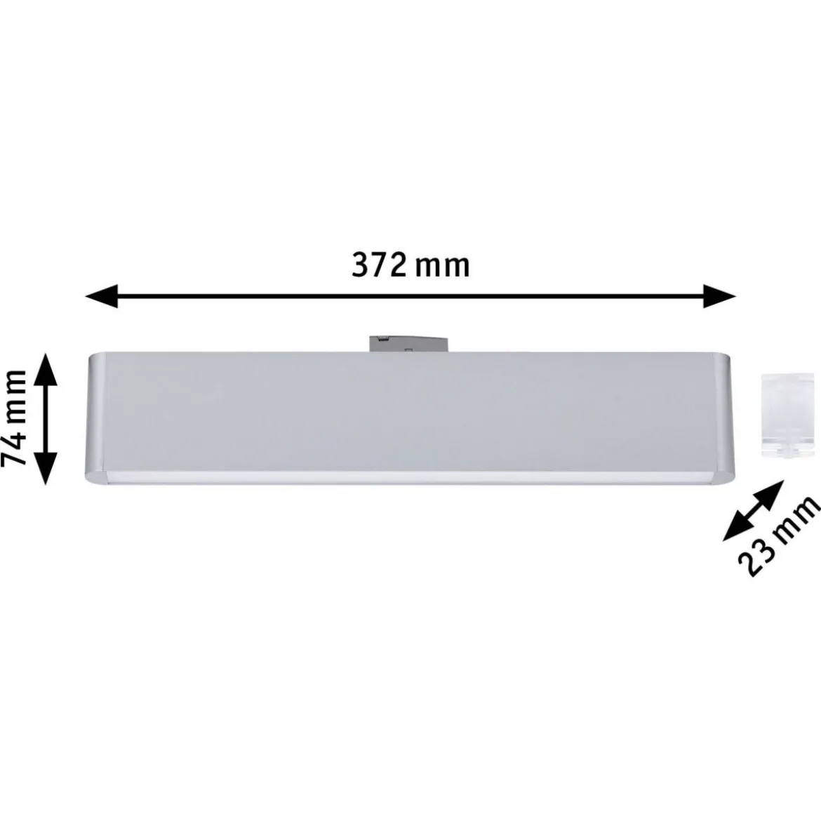 Paulmann 95711 URail Lightbar Ceris Chrom matt 3000K 3-Step-Dim