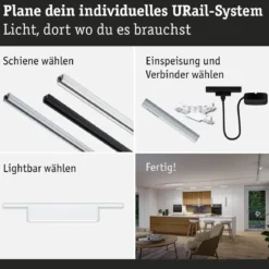 Paulmann 95708 URail Lightbar Ceris Signalweiß 4000K 3-Step-Dim
