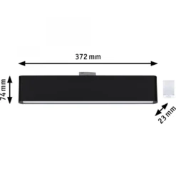 Paulmann 95709 URail Lightbar Ceris Schwarz matt 3000K 3-Step-Dim