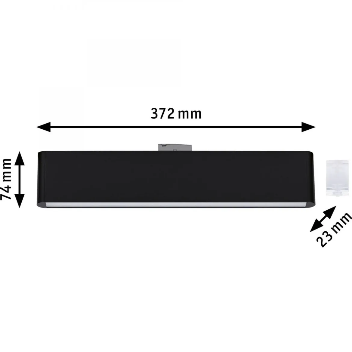 Paulmann 95710 URail Lightbar Ceris Schwarz matt 4000K 3-Step-Dim
