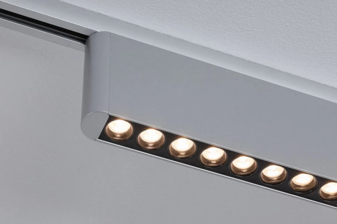 Paulmann 95717 URail Lightbar Zelos Chrom matt 3000K 3-Step-Dim