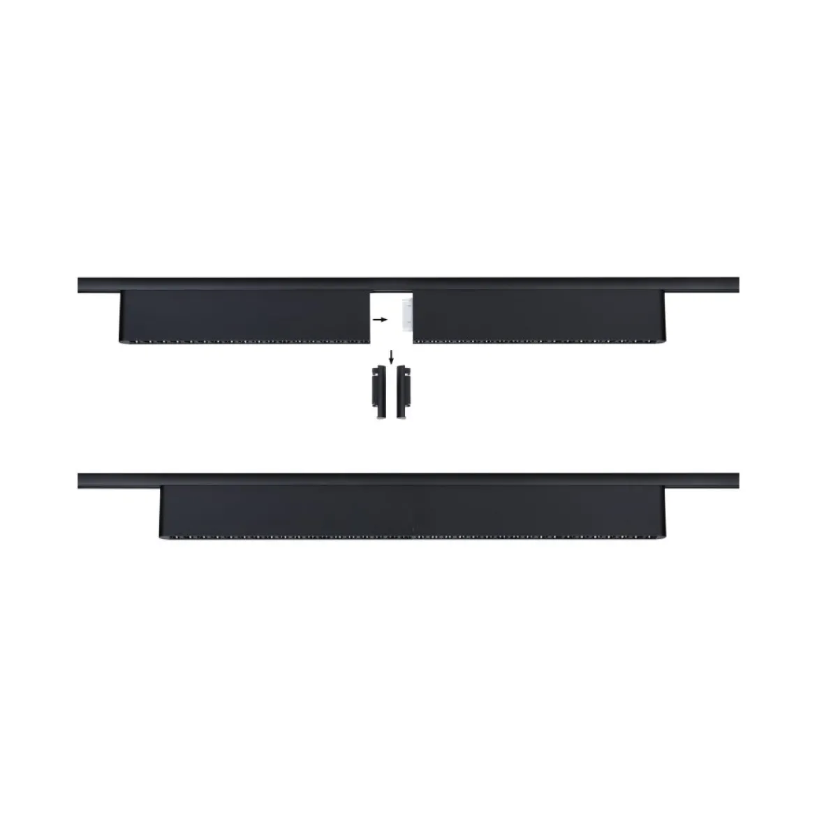 Paulmann 95715 URail Lightbar Zelos Schwarz matt 3000K 3-Step-Dim
