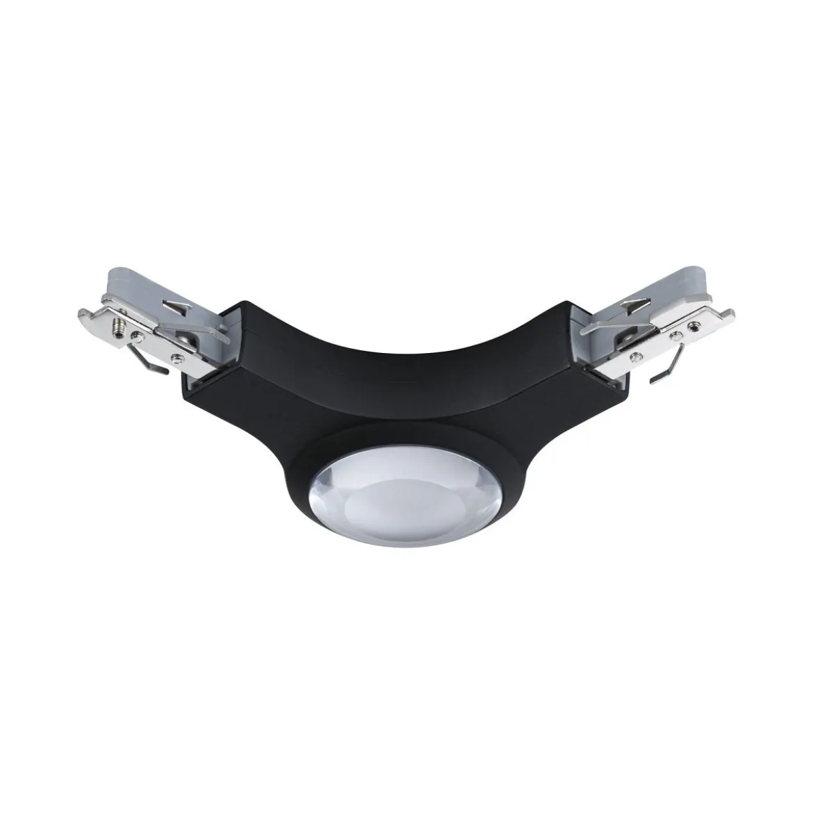 Paulmann 96997 URail L-Verbinder schwarz beleuchtet 123x57mm 2700K