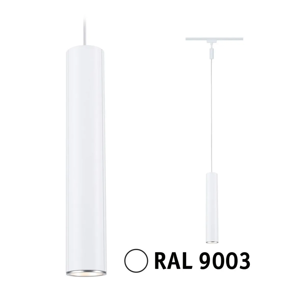 Paulmann 94888 URail Pendel Catalejo max. 10W GU10 230V Signalweiß RAL 9003