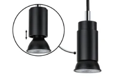 Paulmann 95624 URail Pendel Runa max.10W GU10 230V Schwarz matt