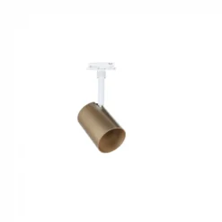 Paulmann 94916 URail Schienenspot Luxe GU10 max. 10W 230V Gold matt Signalweiß