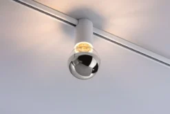 Paulmann 95702 URail Schienenspot Socket E27 max. 20W dimmbar 230V Signalweiß