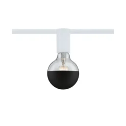Paulmann 95702 URail Schienenspot Socket E27 max. 20W dimmbar 230V Signalweiß