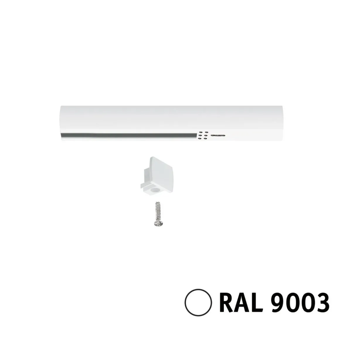 Paulmann 95642 URail Schienensystem Einspeisung Ende 230V Signalweiß RAL 9003