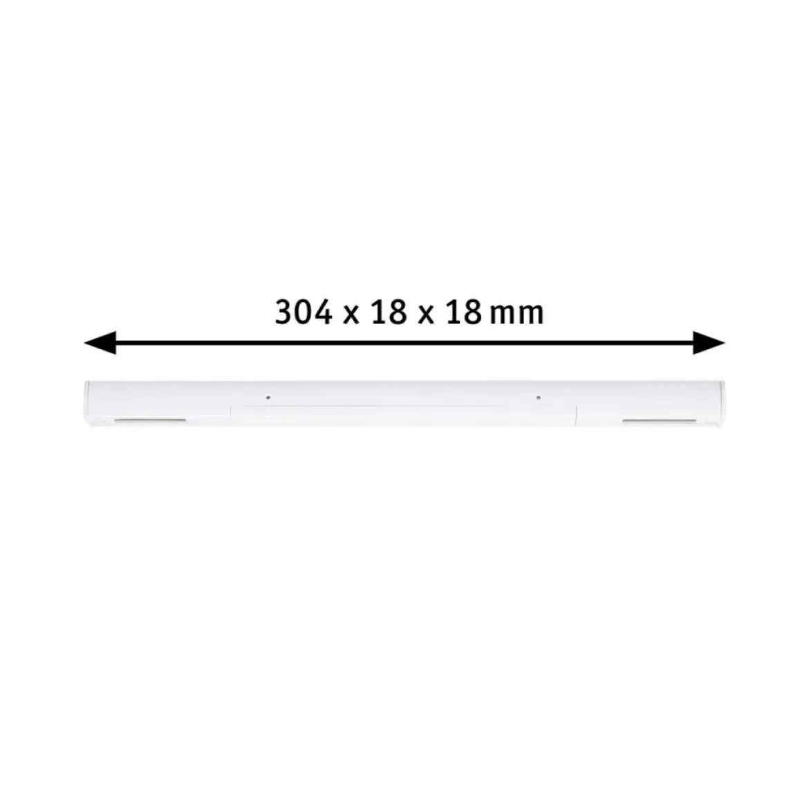 Paulmann 95643 URail Schienensystem Mittel-Einspeisung 3-4-5 adrig Signalweiß RAL 9003