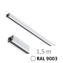 Paulmann 95640 URail Schienensystem Schiene 1,5m Signalweiß RAL 9003