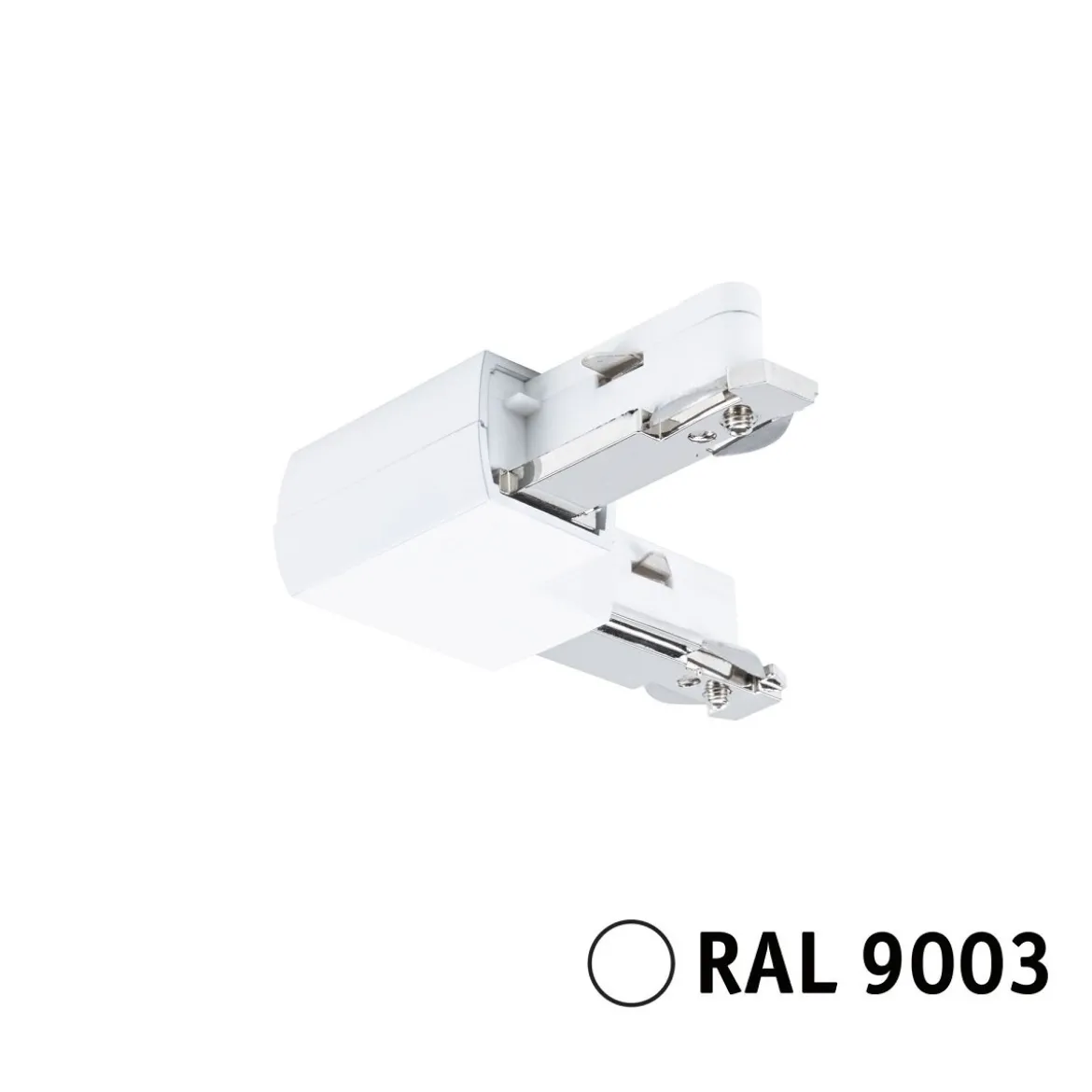 Paulmann 95646 URail Schienensystem L-Verbinder 230V Signalweiß RAL 9003