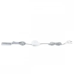 Paulmann 95658 URail Schienensystem Einspeisung Kabel mit Schalter 2m Chrom matt