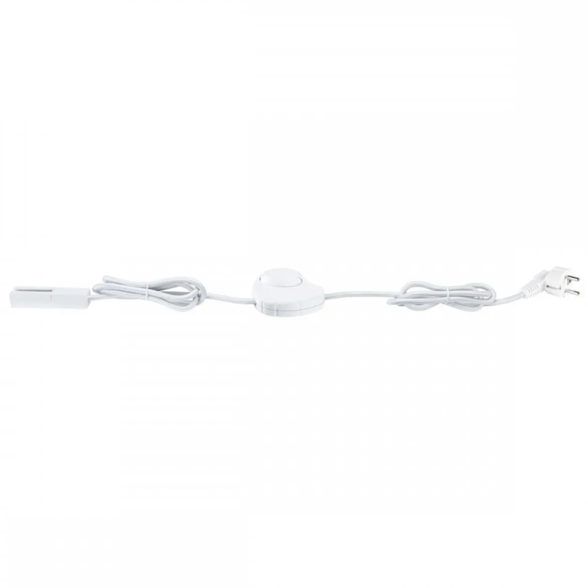 Paulmann 95659 URail Schienensystem Einspeisung Kabel mit Schalter 2m Signalweiß RAL 9003