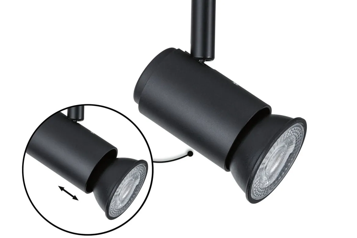 Paulmann 95621 URail Spot Runa GU10 max. 10W 230V Schwarz matt