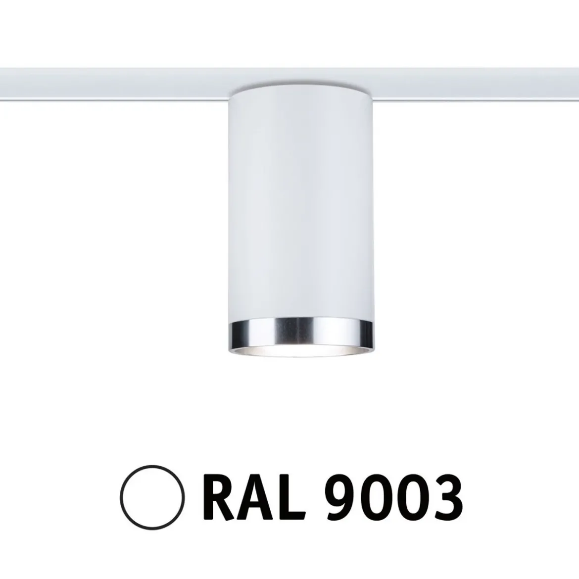 Paulmann 94883 URail Spot Tube GU10 230V Signalweiß RAL 9003