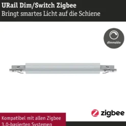 Paulmann 95673 URail Zubehör Smart Home ZigBee Dimm Switch max. 50W Chrom matt